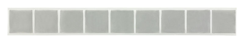 Reflexband - glänzend - 2,5cm Breite - weiß - Meterware