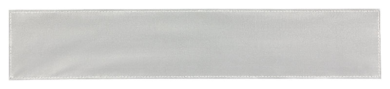 Reflexschild - matt - Klett - 42x8cm - silber - unbeschriftet