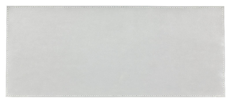 Reflexschild - matt,Klett - 42x16cm - silber - Wunschtext