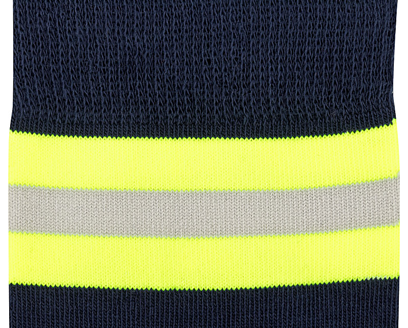 Kinder Feuerwehr Socken Heldensocken marineblau gelb-silber-gelb - Paar - Größe 4-6 Jahre